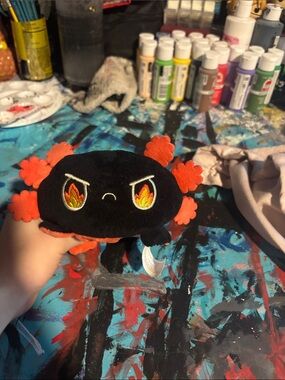 Amazon Plush Fire Crab Toy - Black and Orange